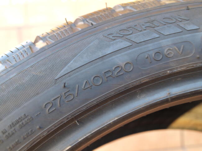 Opony 275 / 40 / 20 Michelin (2 sztuki)