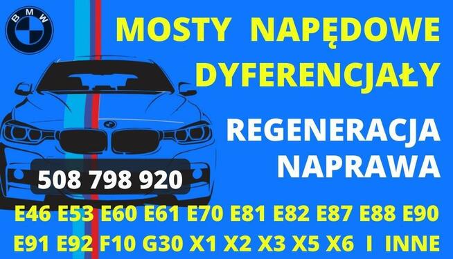 MOST NAPĘDOWY BMW TYŁ Seria 3 BMW E90 BMW X1 E84 REGENERACJA