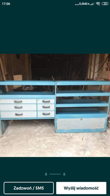 Regały warsztatowe przyjmę regał stół.