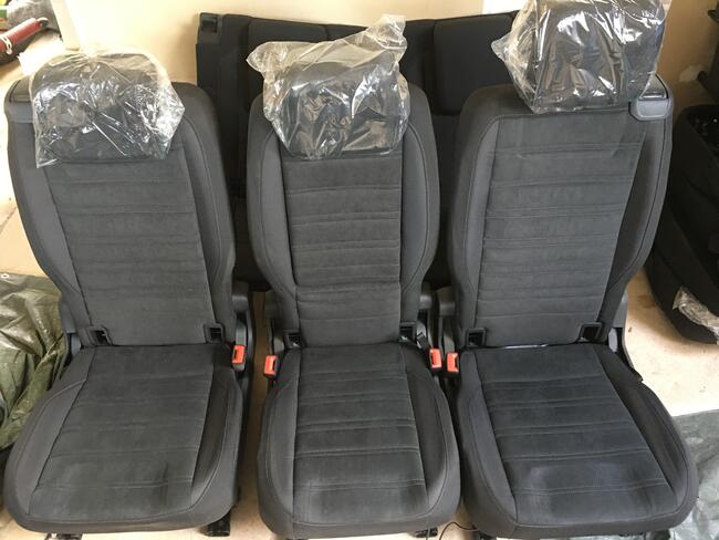 Fotele VW TOURAN 2/3 rzad 2015-