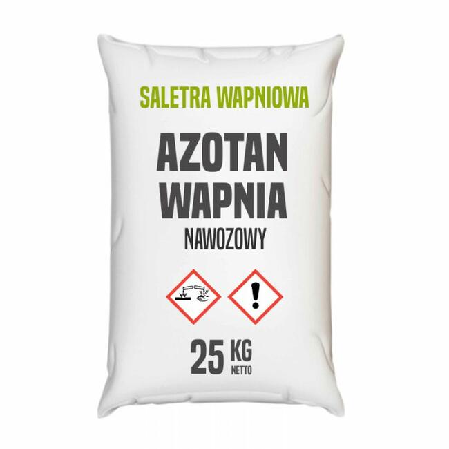 Saletra wapniowa, azotan wapnia nawozowy-25-1000 kg- Kurier