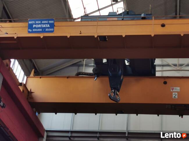 Kilkanaście suwnic od 5 do 200 T