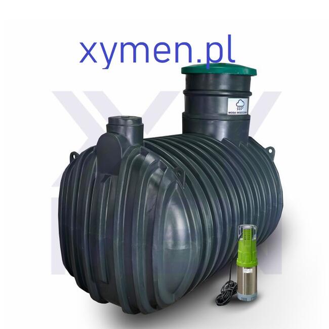 Zbiornik na wodę deszczową 3000L 4000L z pompą automatyczną