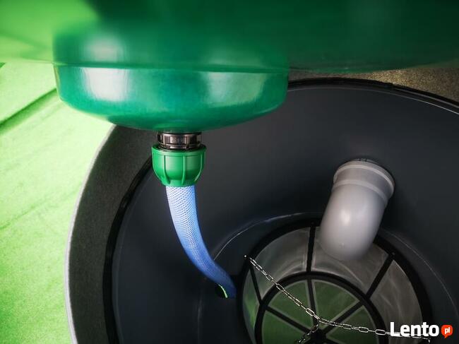 Zbiornik na wodę deszczową 3000L 4000L zestaw z pompą