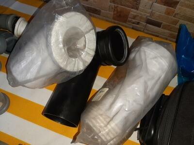 kształtki kanalizacyjne , rury , nasówki fi 32/50/100