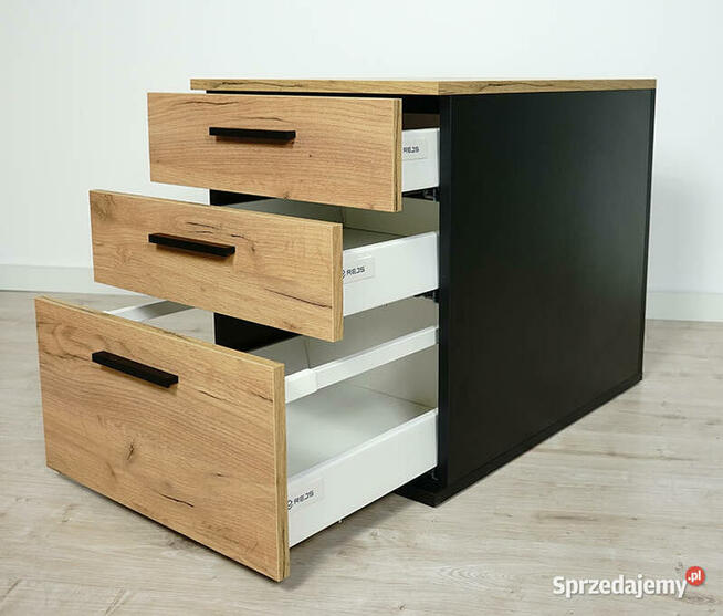 Kontener Jowisz Dąb Craft 3 szuflady MebleKreator
