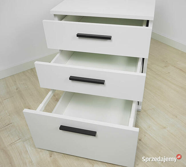 Kontener Jowisz Biały 3 szuflady MebleKreator