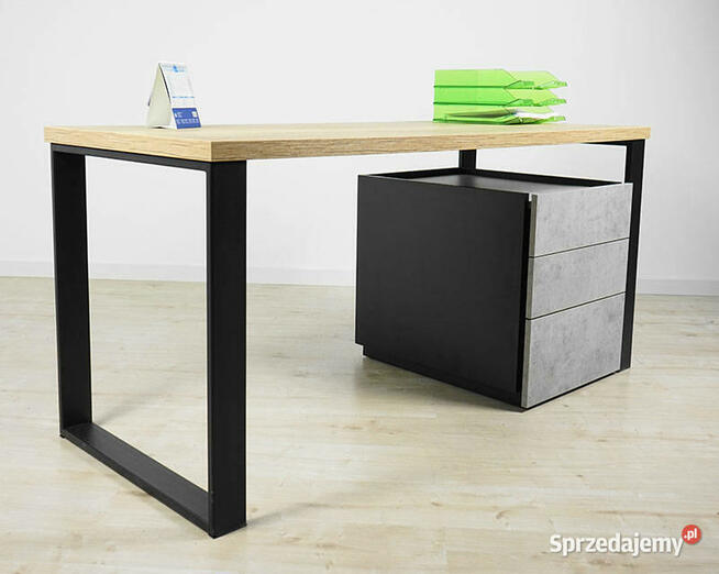 Kontenerek Saturn Beton 3 szuflady MebleKreator