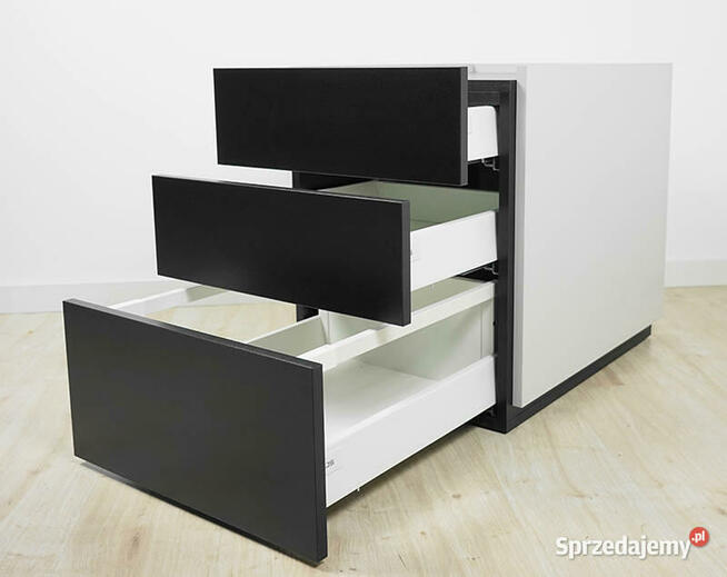 Kontenerek Saturn Popiel 3 szuflady MebleKreator