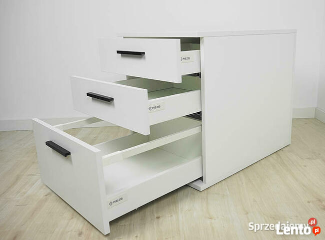 Kontener Jowisz Biały 3 szuflady MebleKreator