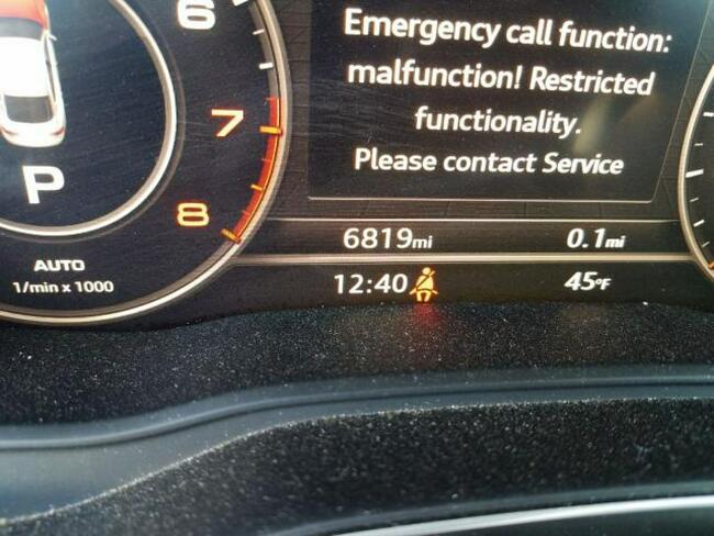 Audi A5 2019, 2.0L, S-line, od ubezpieczalni