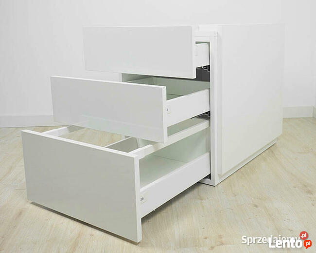 Kontenerek Saturn Połysk 3 szuflady MebleKreator