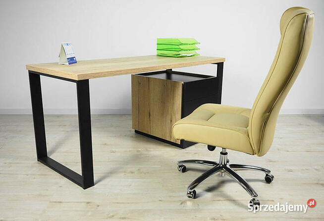 Kontenerek Saturn Halifax naturalny 3 szuflady MebleKreator