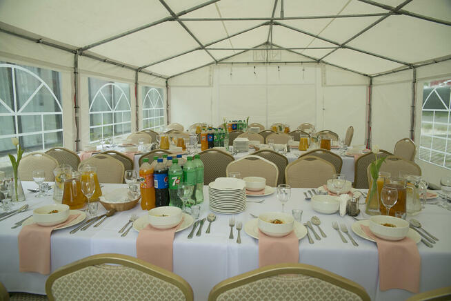 Namiot okolicznościowy 5m x 8m do wypożyczenia