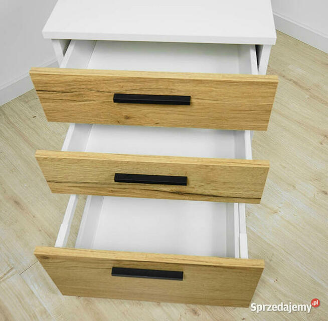Kontener Jowisz Dąb Halifax 3 szuflady MebleKreator