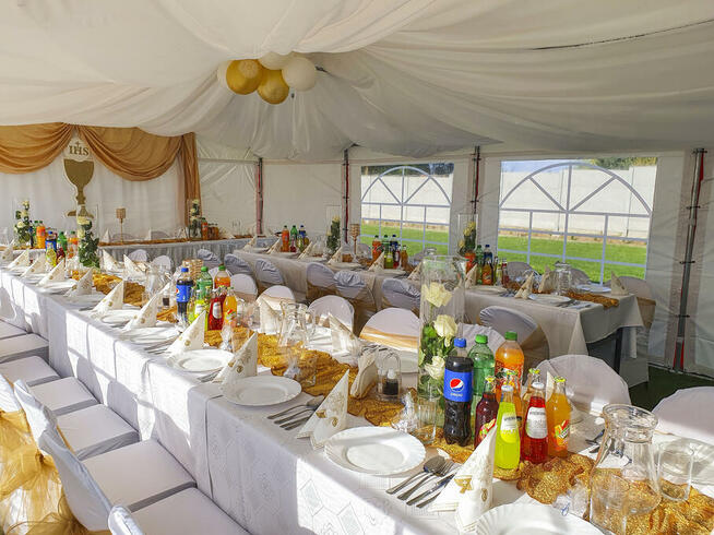 Namiot okolicznościowy 5m x 8m do wypożyczenia