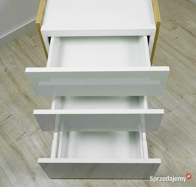 Kontener Saturn Castello Połysk 3 szuflady MebleKreator