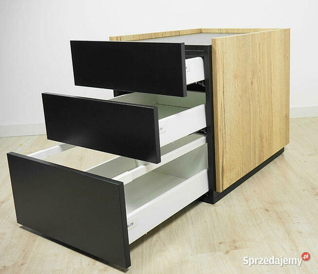 Biurko Neptun kontenerek Dąb Halifax nat 160 MebleKreator