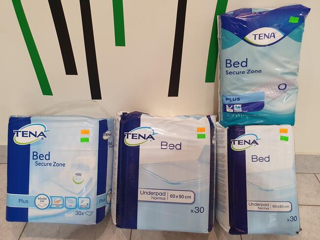 Tena Pampersy Podkłady Kosmetyki Pieluchomajtki Wkładki