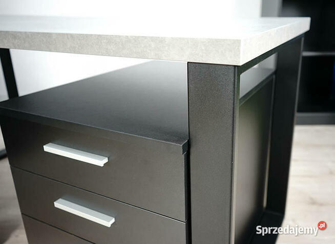 Biurko Neptun kontenerek Beton Chicago 160 MebleKreator