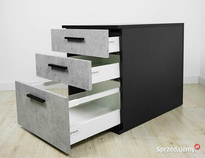 Biurko Neptun kontenerek Beton 160 MebleKreator