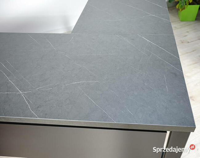 Biurko narożne lewe LOFT blenda Kamień 160