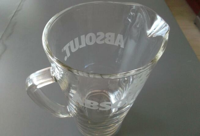 Dzbanek szklany wódka ABSOLUT do wody i napojów o poj. 1,5l