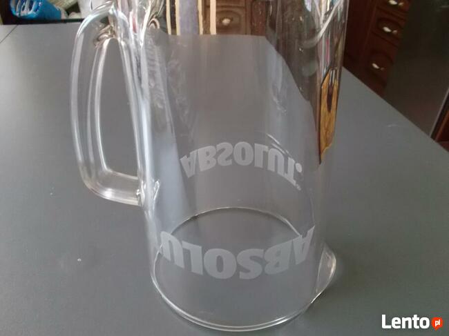 Dzbanek szklany wódka ABSOLUT do wody i napojów o poj. 1,5l