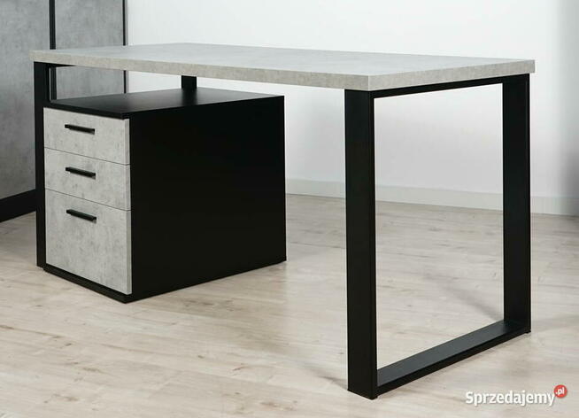 Biurko Neptun kontenerek Beton 160 MebleKreator