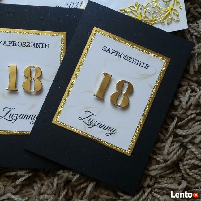 Zaproszenia na 18-ste urodziny