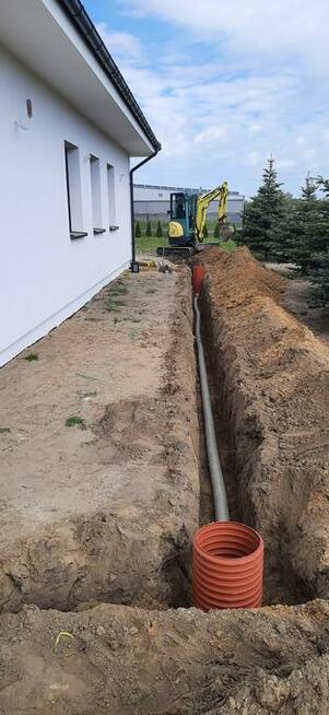 Przyłącza kanalizacyjne, drenaże , prace ziemne ,hydraulik