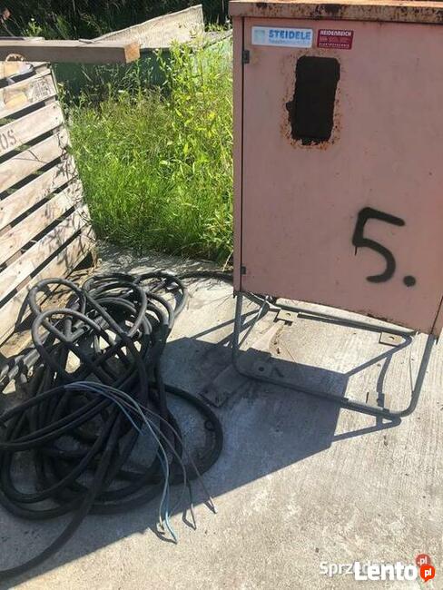 Skrzynka budowlana rozdzielcza z kablem
