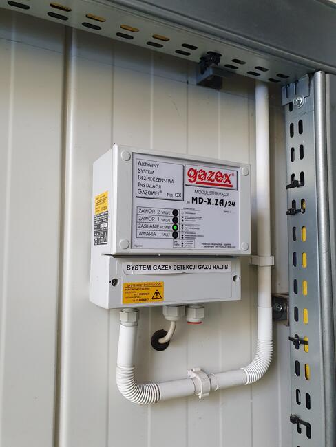 Gazex montaż serwis kalibracja detektorów