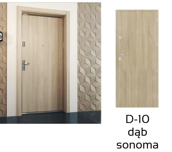 Drzwi wejściowe wewnątrzklatkowe do bloku montaż GRATIS