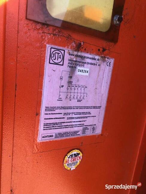 Skrzynka budowlana rozdzielcza z kablem