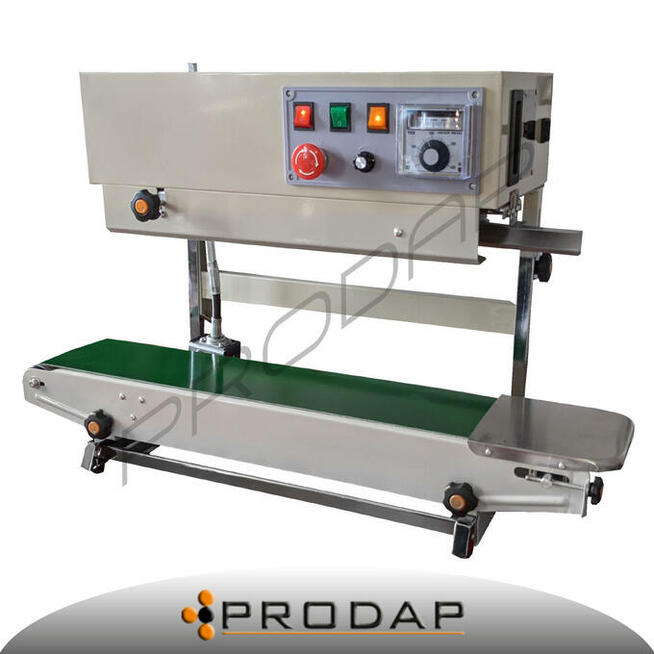 Zgrzewarka Stałocieplna z taśmociągiem pionowa/pozioma 10mm