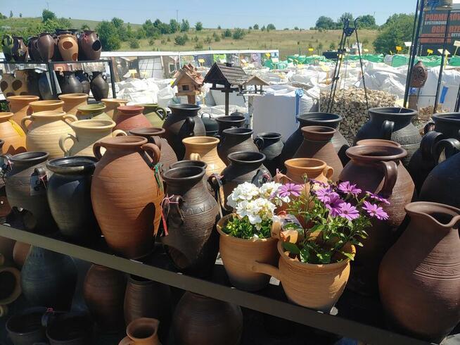 Donice ogrodowe gliniane - rękodzieło - Kar-Group Ełk