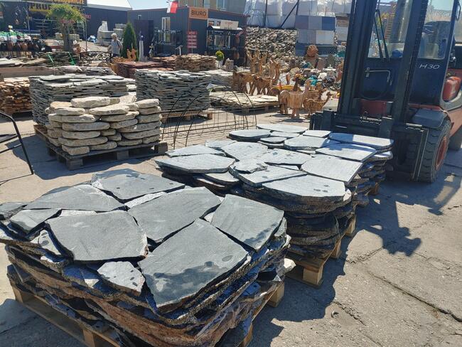 Kamień polny cięty 2,5 cm grubości | I gatunek