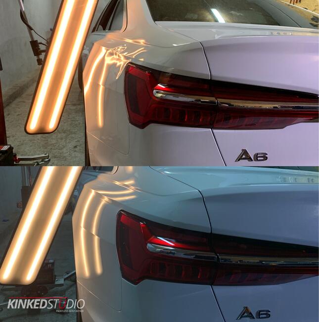 Usuwanie wgnieceń bez lakierowania (PDR) - Kinked Studio