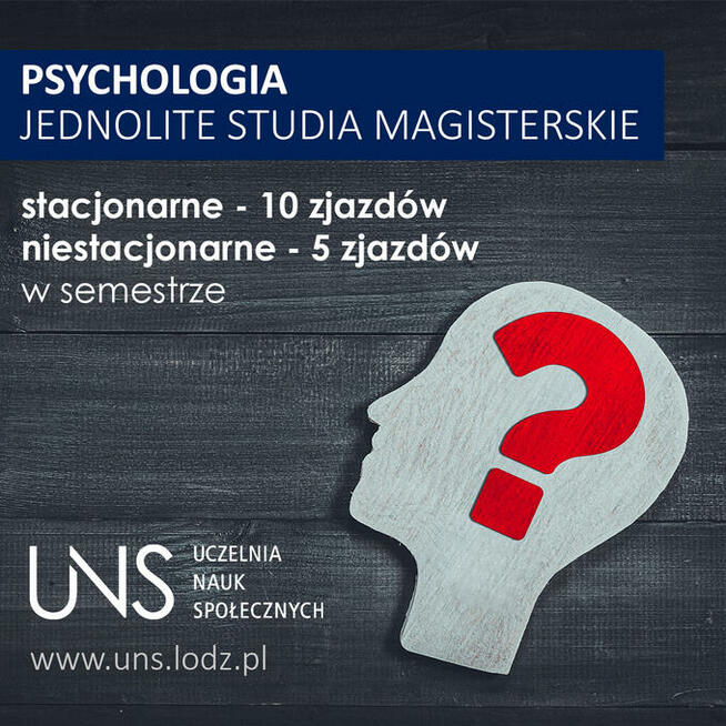 PSYCHOLOGIA - studia jednolite