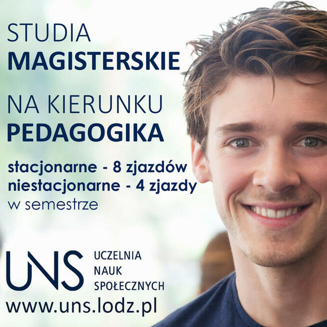 PEDAGOGIKA - studia magisterskie