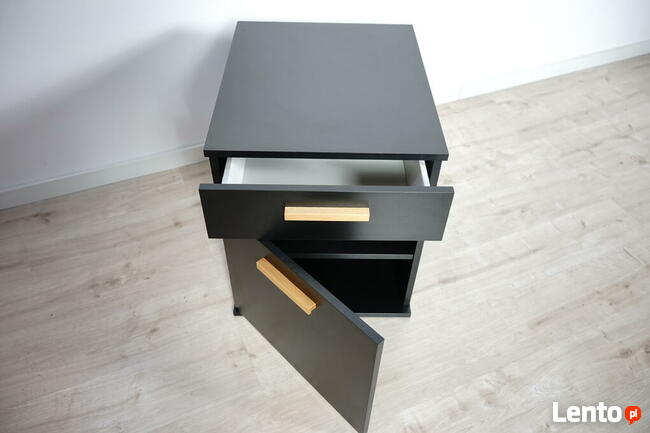 Kontener Jowisz Czarny z szafką MebleKreator