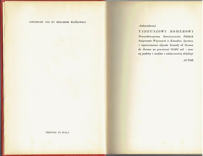 Tworzywo, Melchior Wańkowicz. 1954.