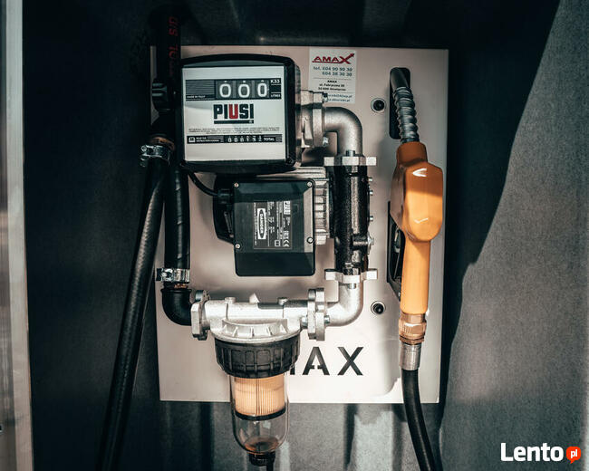 stacja CPN 2500 litrów - zbiornik dwu płaszczowy na paliwo