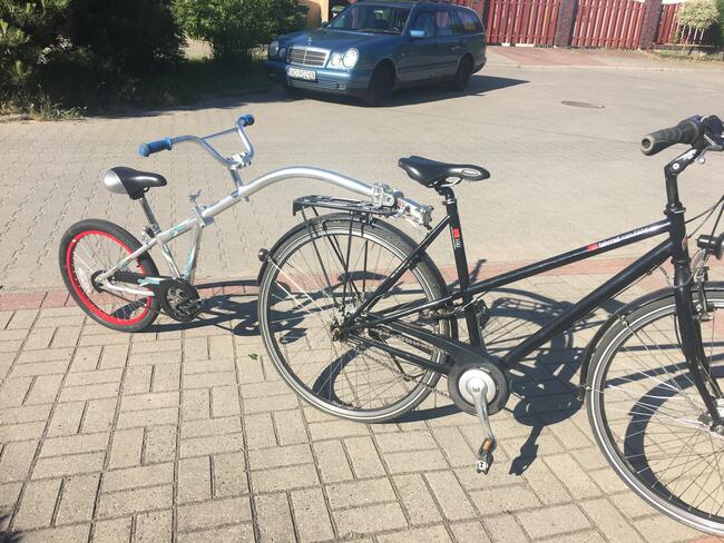 Rower doczepka dziecka