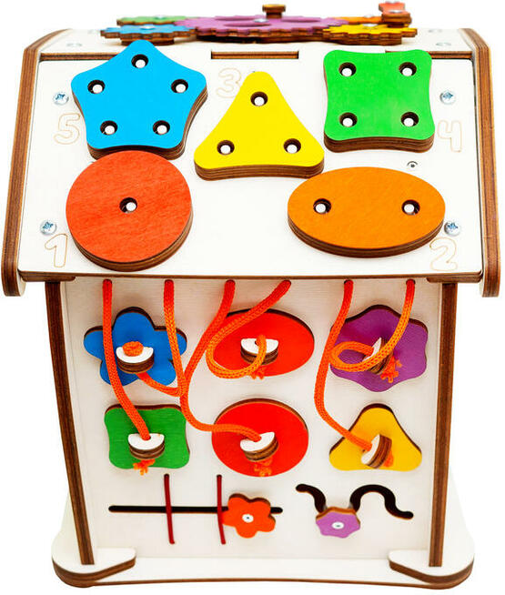 SUPER Domek manipulacyjny tablica manipulacyjna busy board