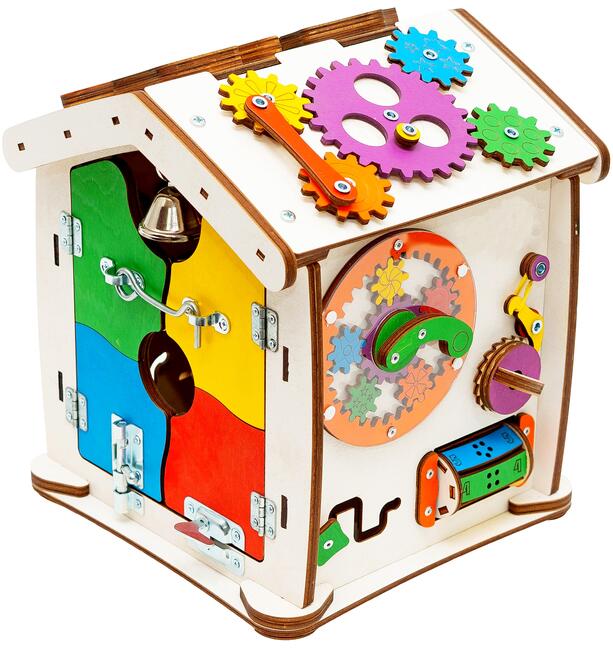 SUPER Domek manipulacyjny tablica manipulacyjna busy board