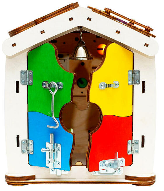 SUPER Domek manipulacyjny tablica manipulacyjna busy board