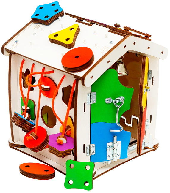 SUPER Domek manipulacyjny tablica manipulacyjna busy board