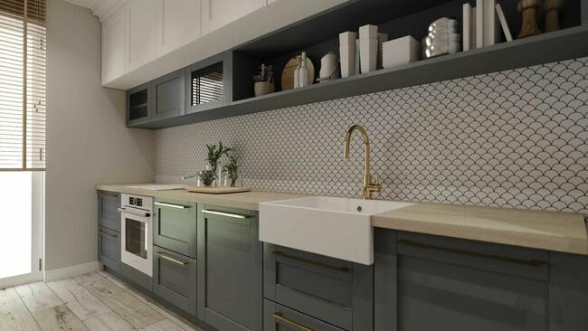 Meble pod wymiar , meble kuchenne , drewniane, lakierowane